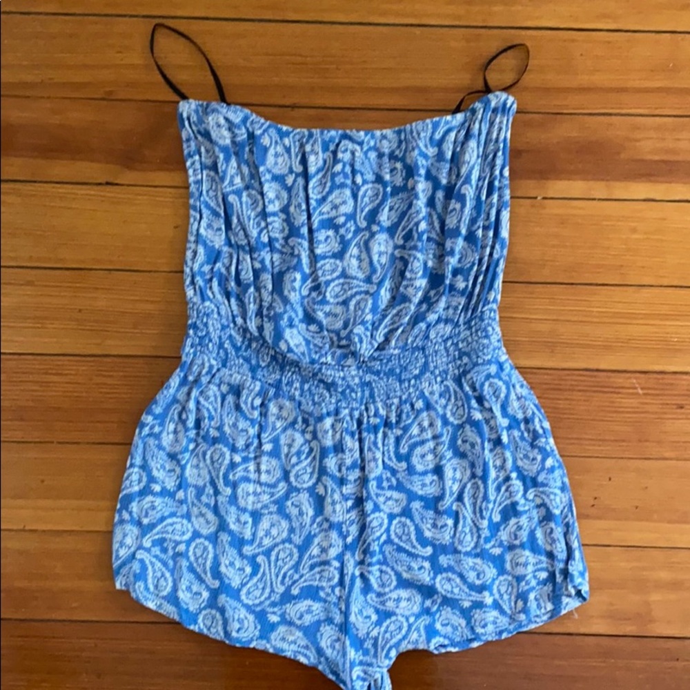 Blue romper
